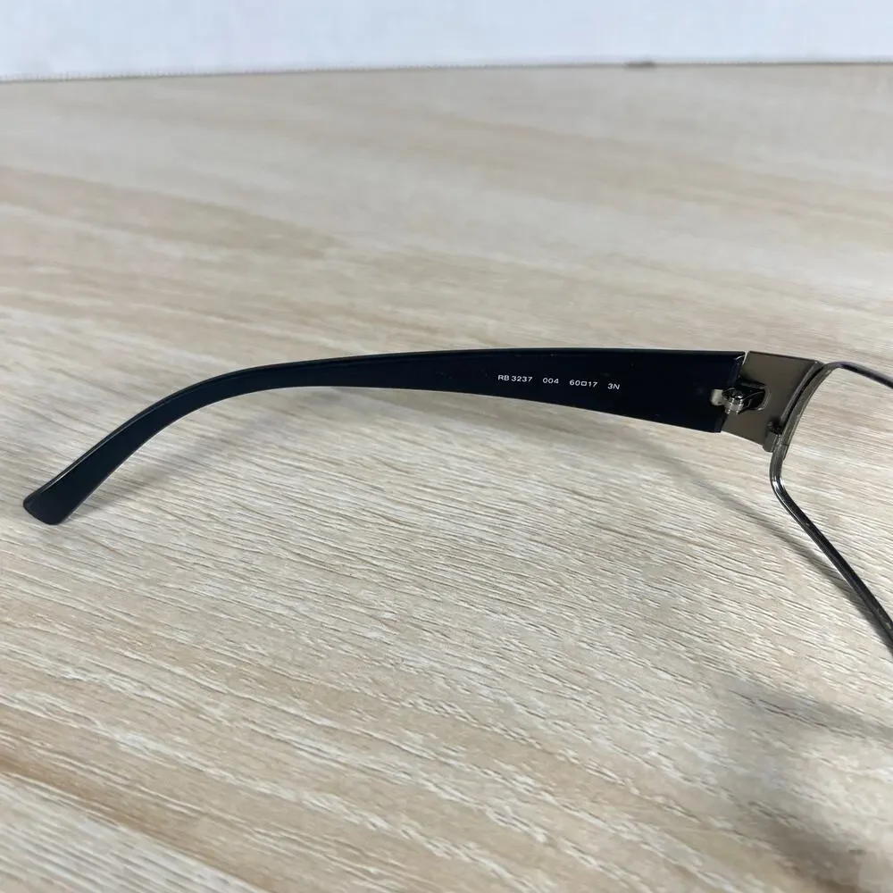 Ray-Ban RB3237 004 Sunglasses FRAMES ONLY Black 60-17 Made in Italy